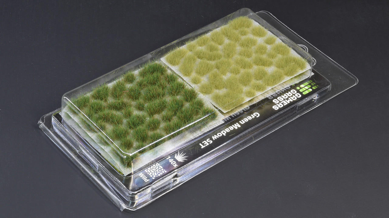 Gamers Grass Green Meadow Wild Tuft Set SET-GM